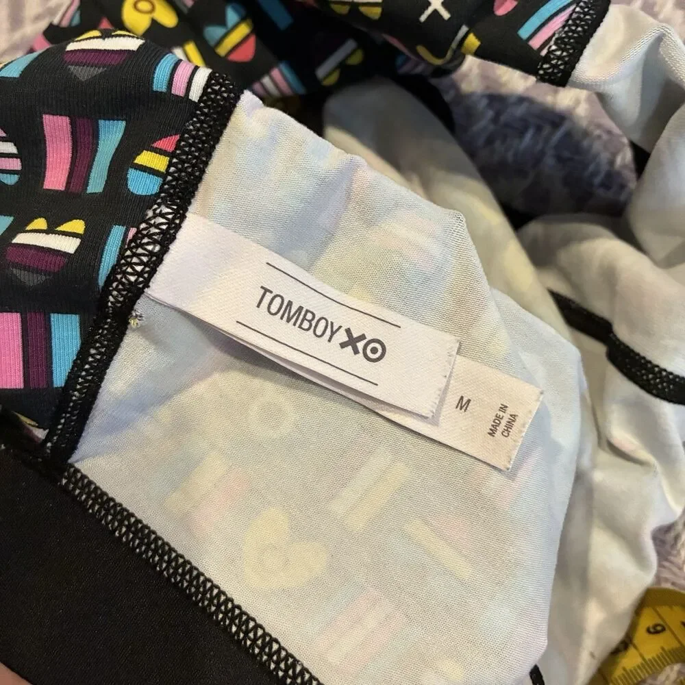 TomboyX TAKE PRIDE Racerback SPORTS Bra LGBTQIA 🌈 RAINBOW FLAG SIZE M - Picture 8 of 9